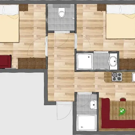 Gaestehaus Hochmuth דירה *