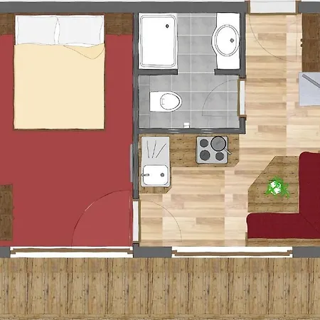 דירה Gaestehaus Hochmuth מאיירהופן